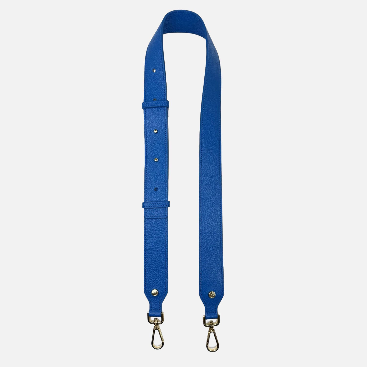 120cm Gold Shoulder Strap Hammered Electric Blue