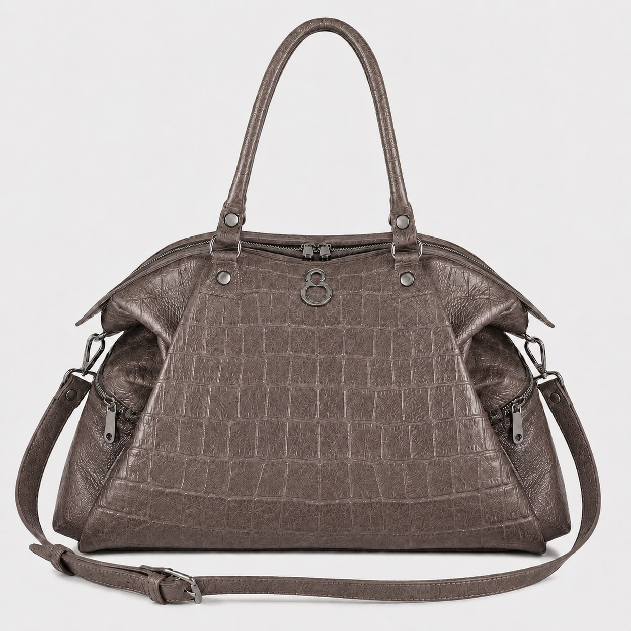Borsa a Sacca Stella Orion Cocco stampato Dark