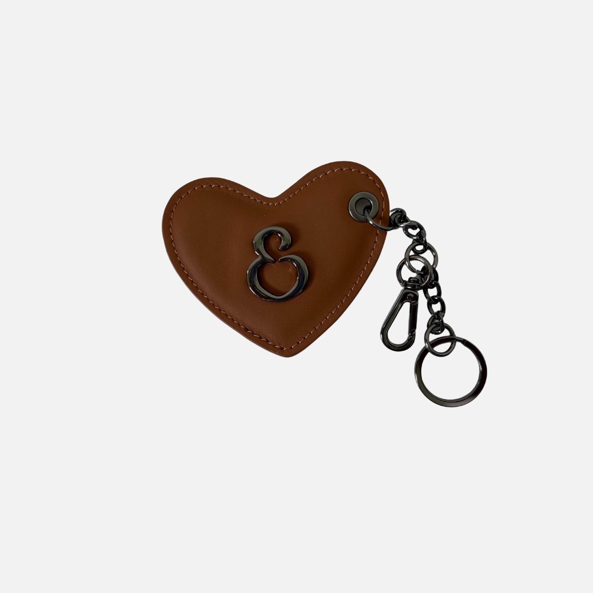 Porta chiave Porta Chiavi Love Natural Pelle Liscia Dark SPEDIZIONE DAL 07/07