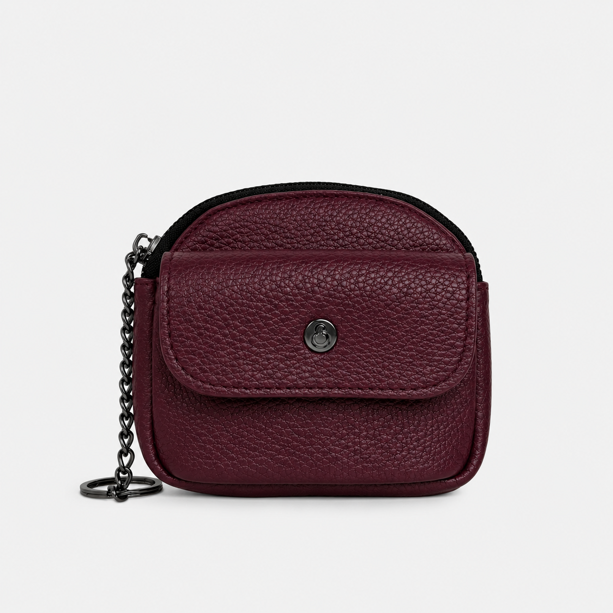 Pocket Amarena Pelle Martellata Dark