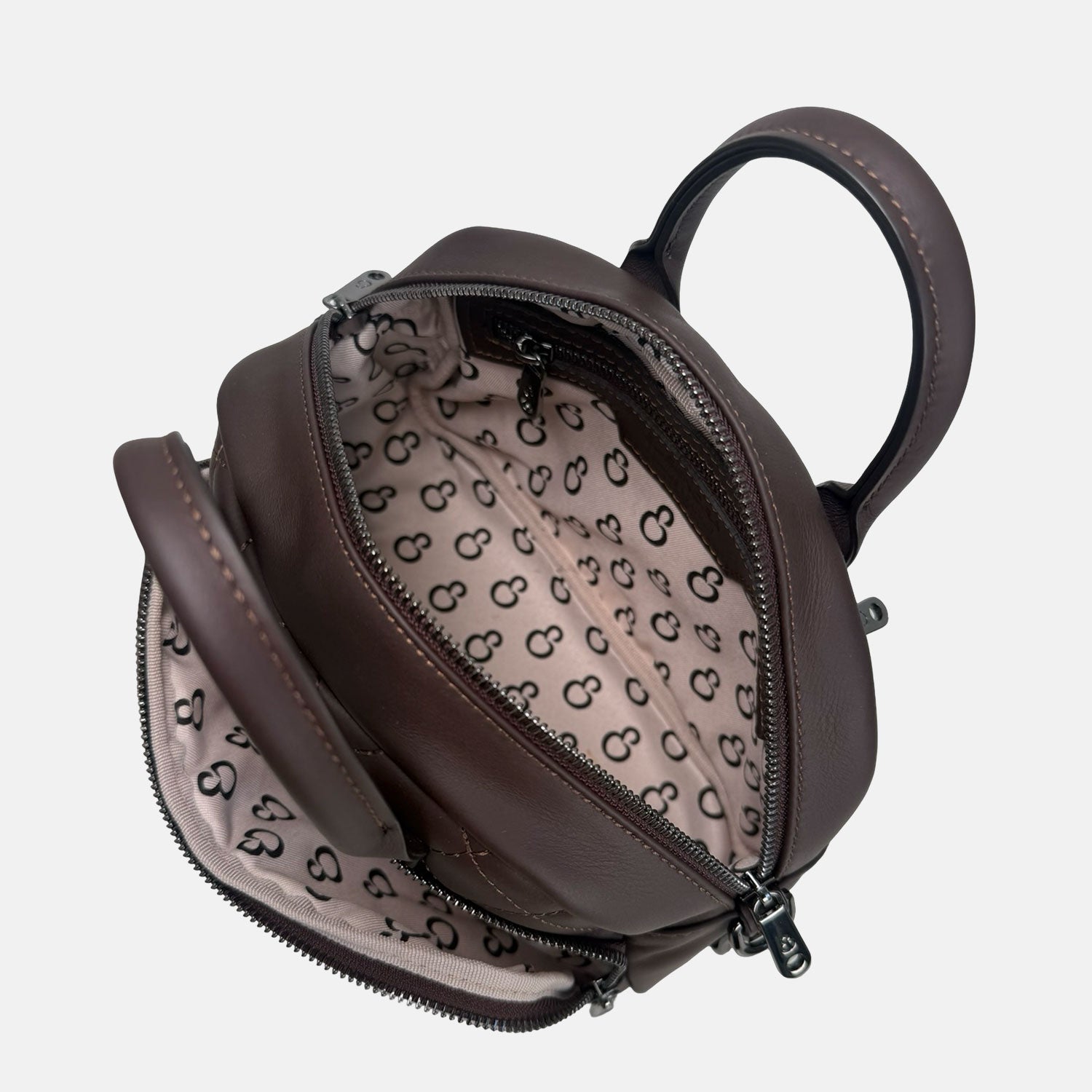 Borsa a mano Benny Cioccolato Savage Pelle Liscia Matelassé Dark