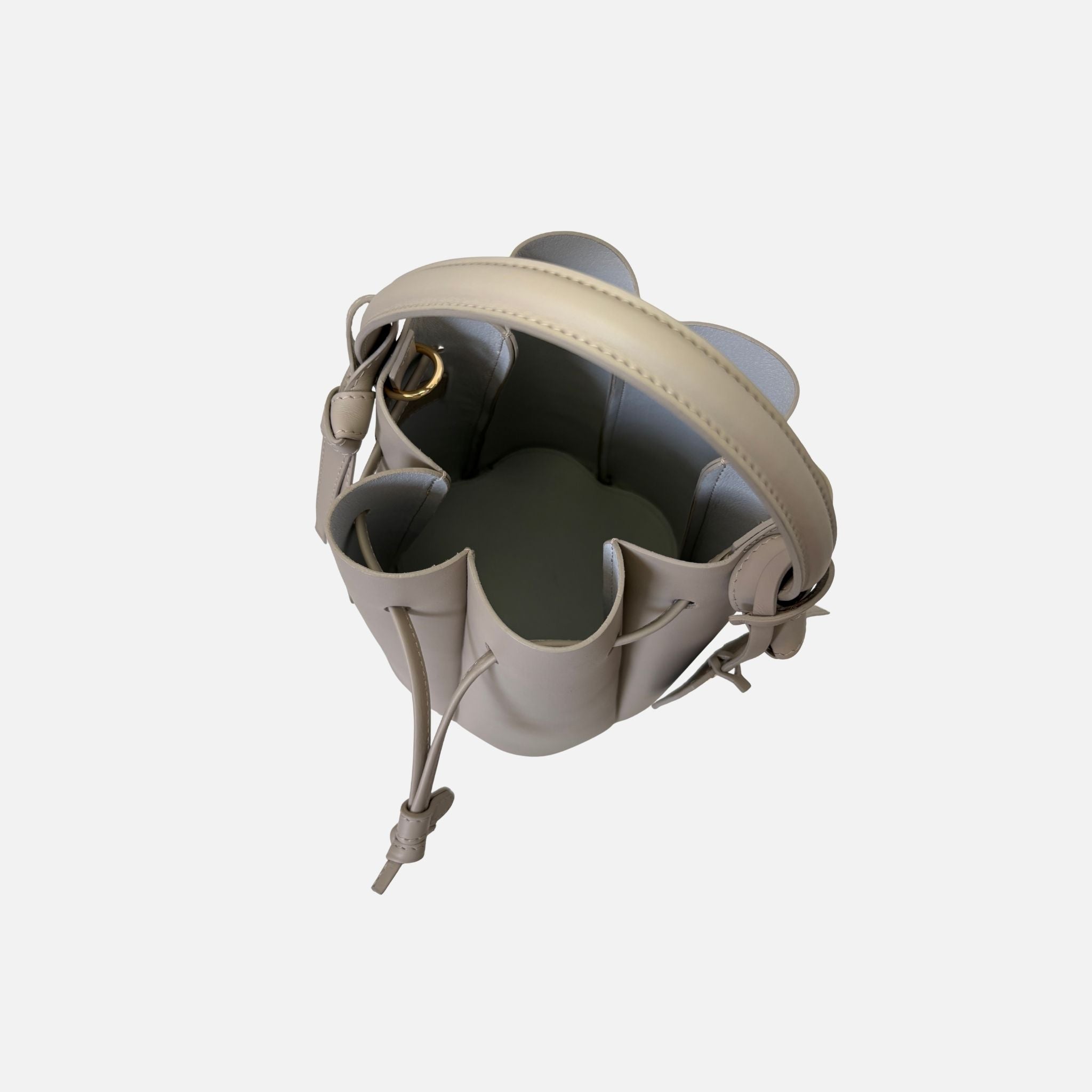 Borsa a mano Balloon Cosmik Latte Pelle Liscia Oro SPEDIZIONE DAL 13/07