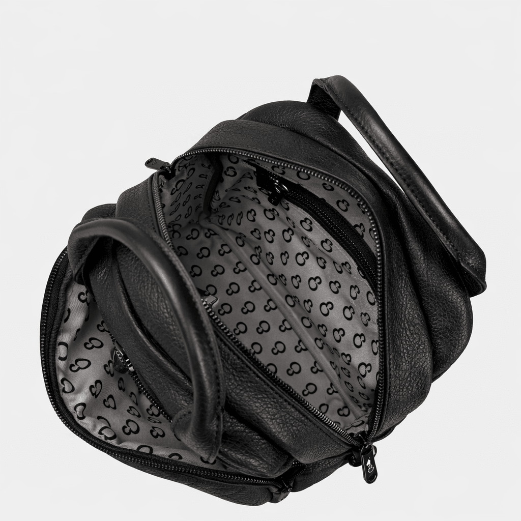 Borsa a mano Megane Matellassè Martellata Nera Pelle Martellata Dark - Elisendra®