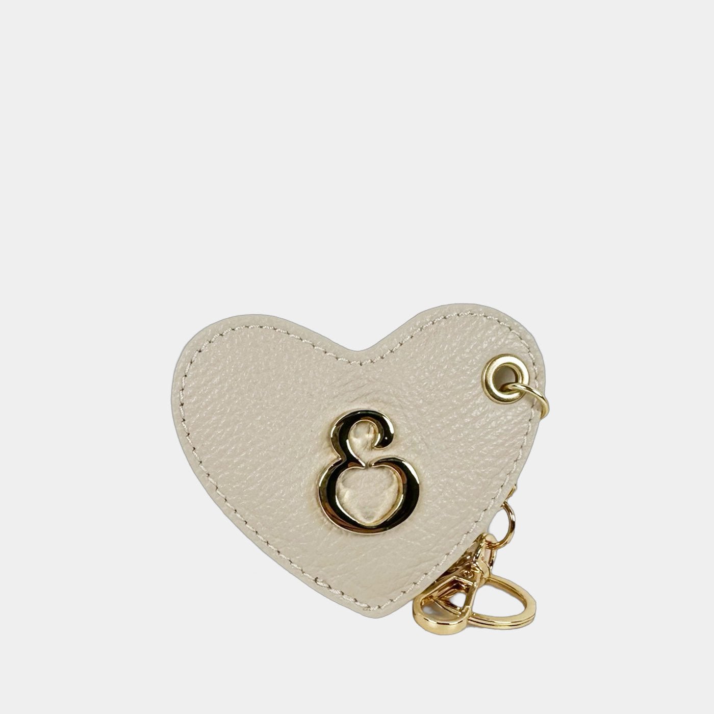 Porta Chiavi Love Burro Pelle Martellata Oro - Elisendra®