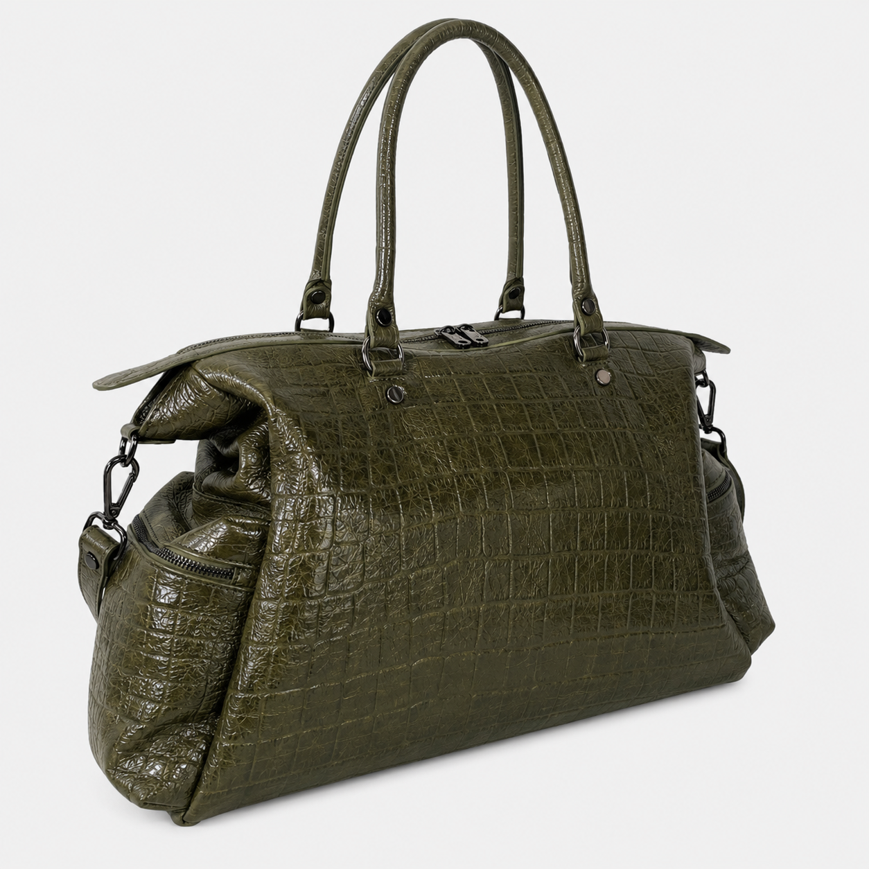 Borsa a Sacca Stella Lyra Cocco stampato Dark