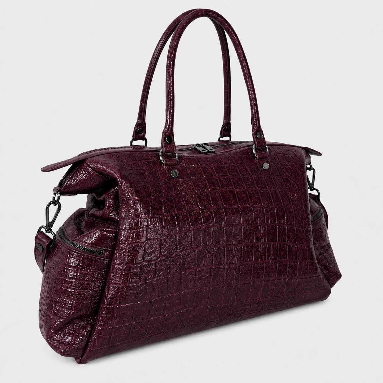 Borsa a Sacca Stella Scorpius Cocco stampato Dark