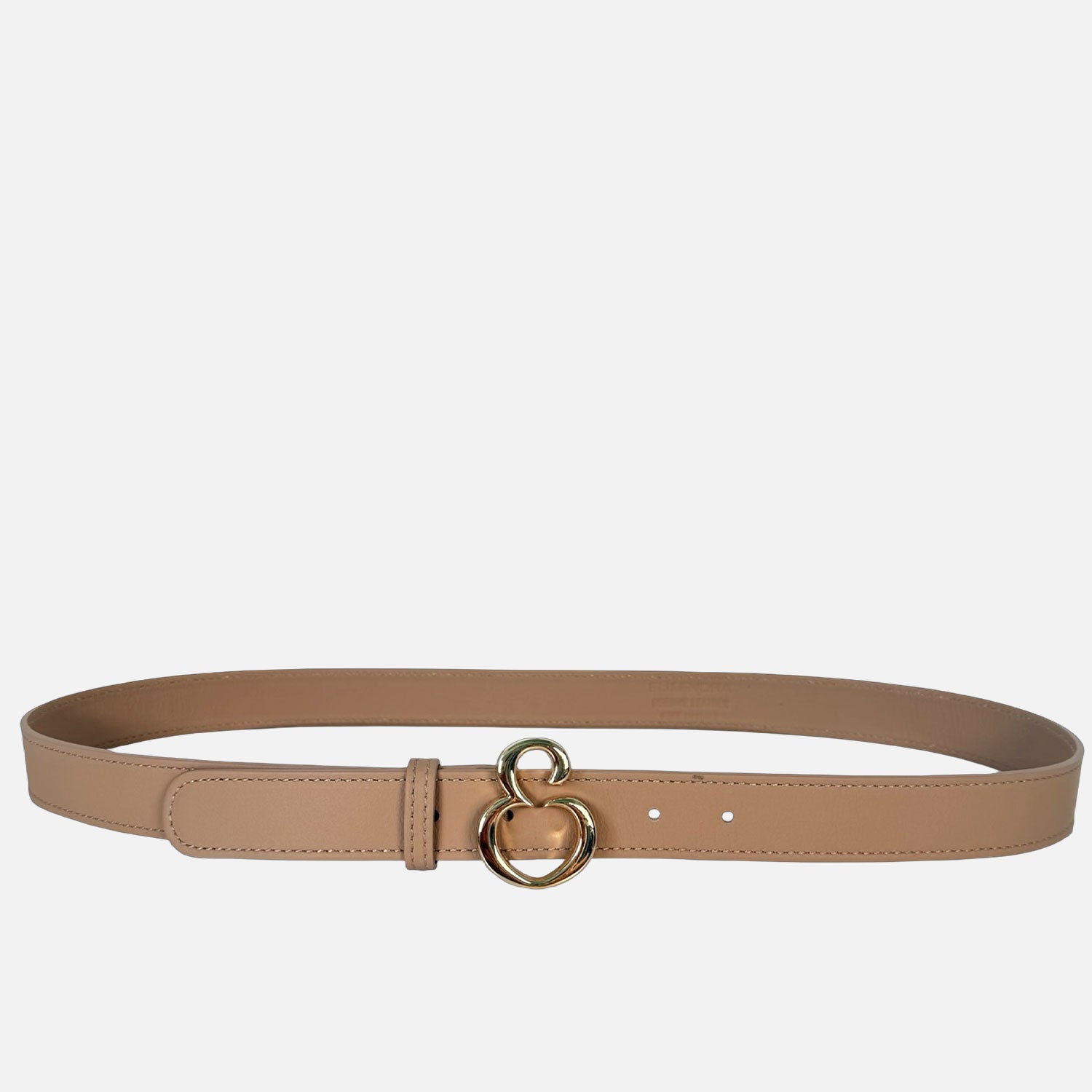 Cintura Dafne Pelle Liscia Savana Oro