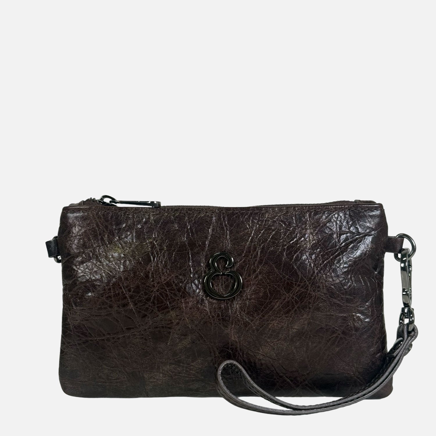 Borsa a mano Mini Grace Agata Pelle Vintage Dark SPEDIZIONE DAL 04/12