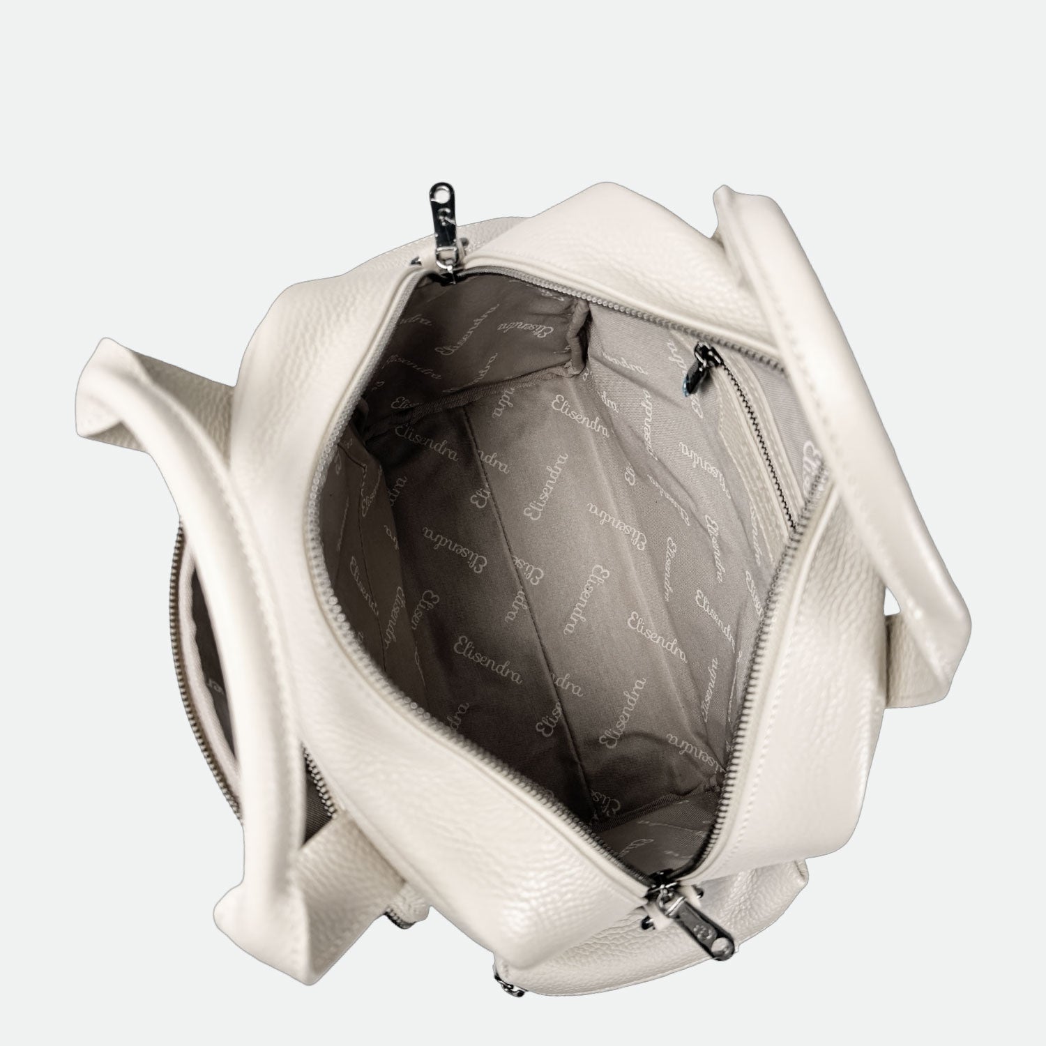 Zaino Kenya Burro Pelle Martellata Dark