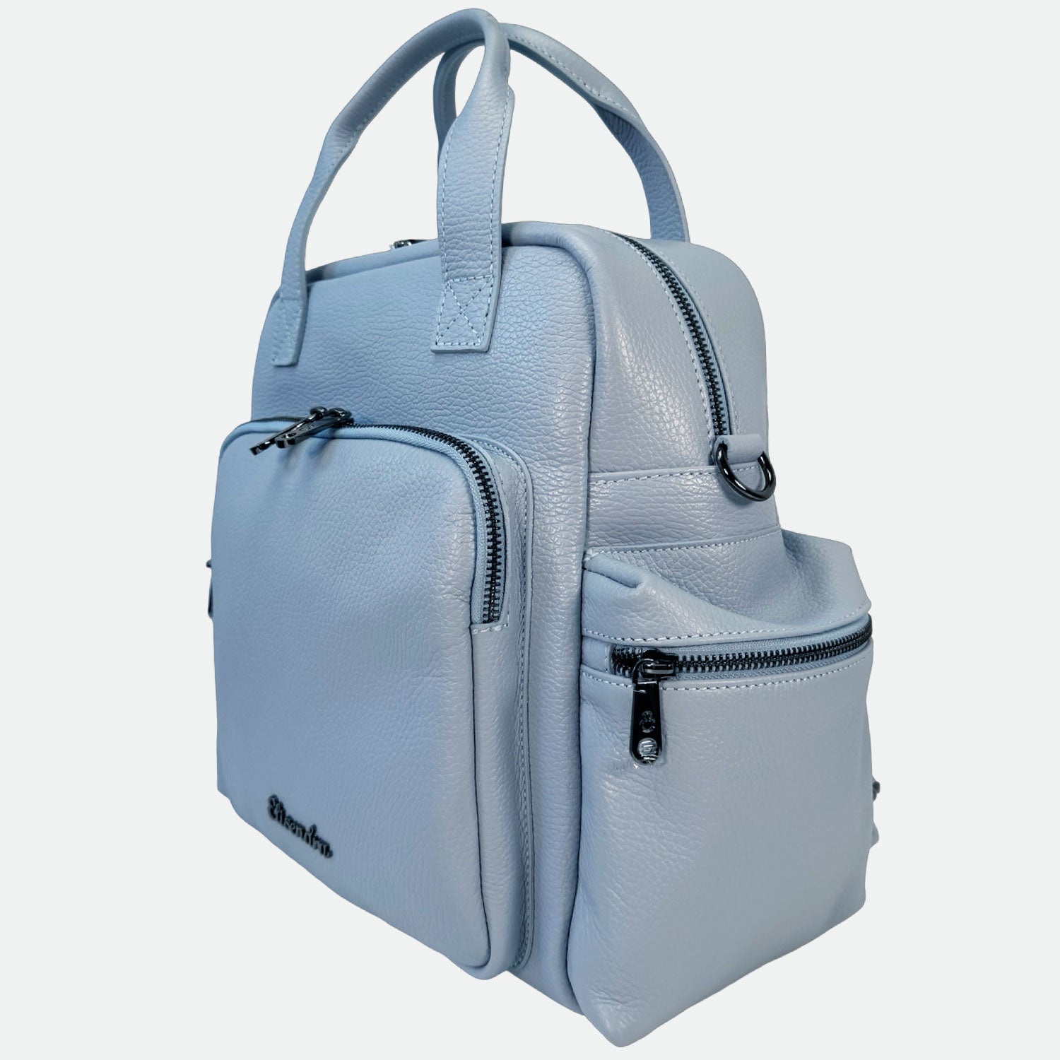 Zaino Kenya Sky Pelle Martellata Dark