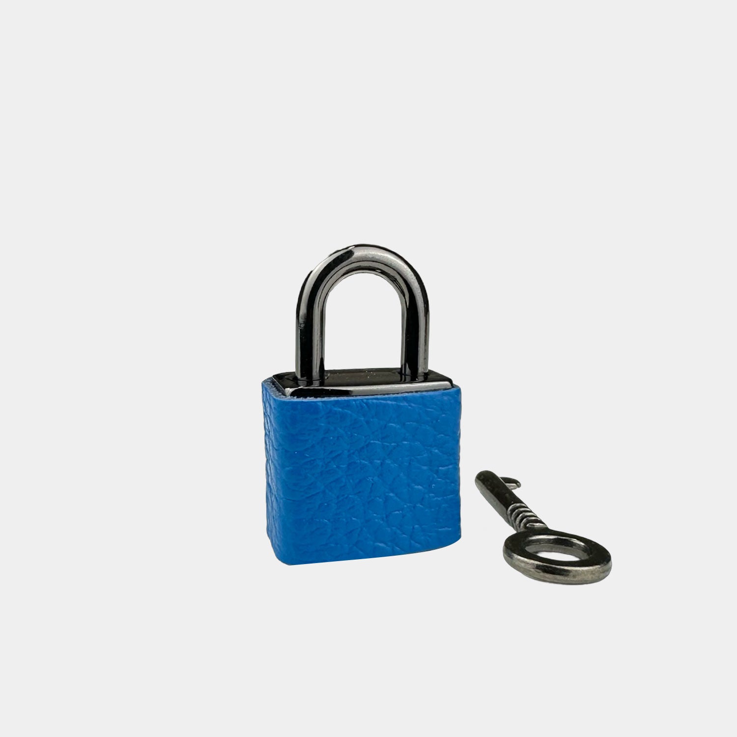 Lucchetto Dark Martellato Blu Elettrico