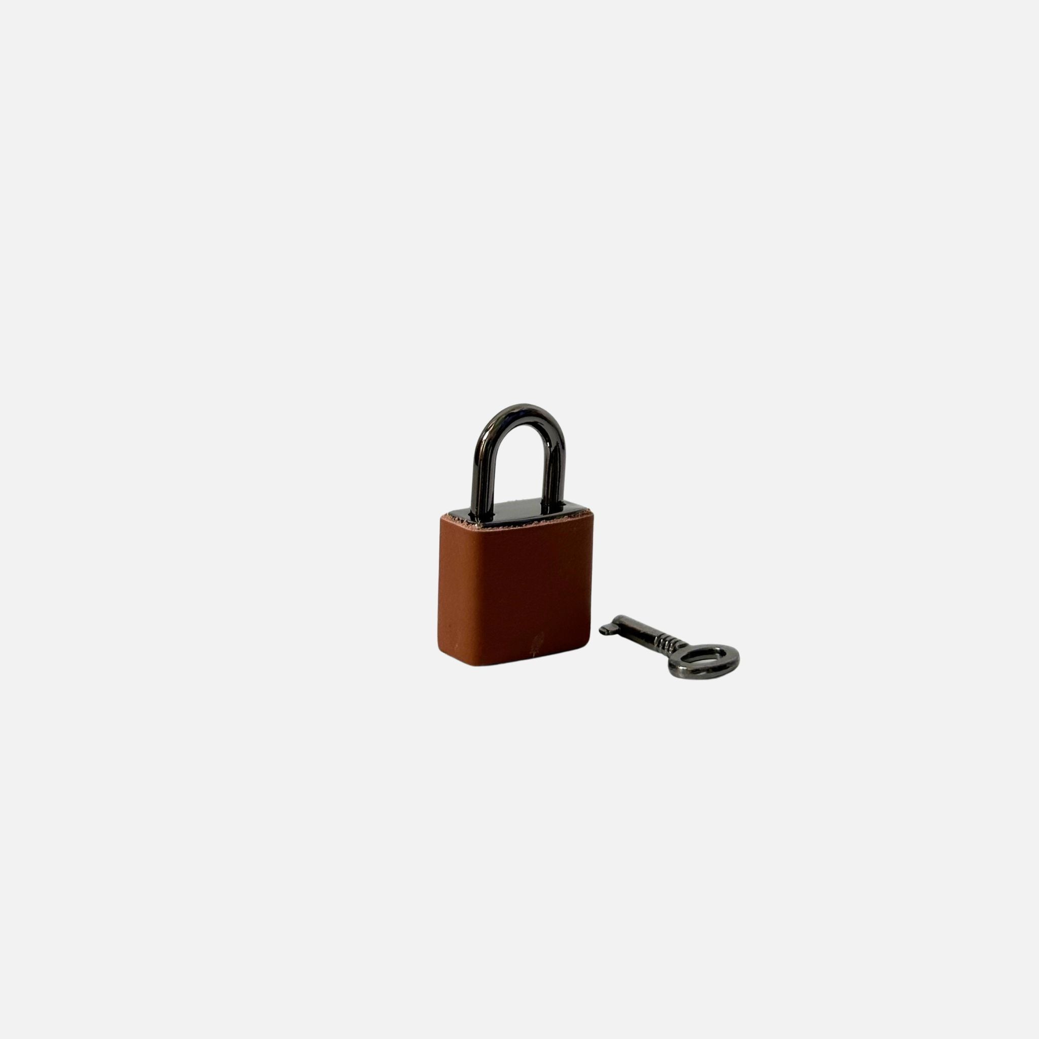 Lucchetto Natural Pelle Liscia Dark SPEDIZIONE DAL 07/07