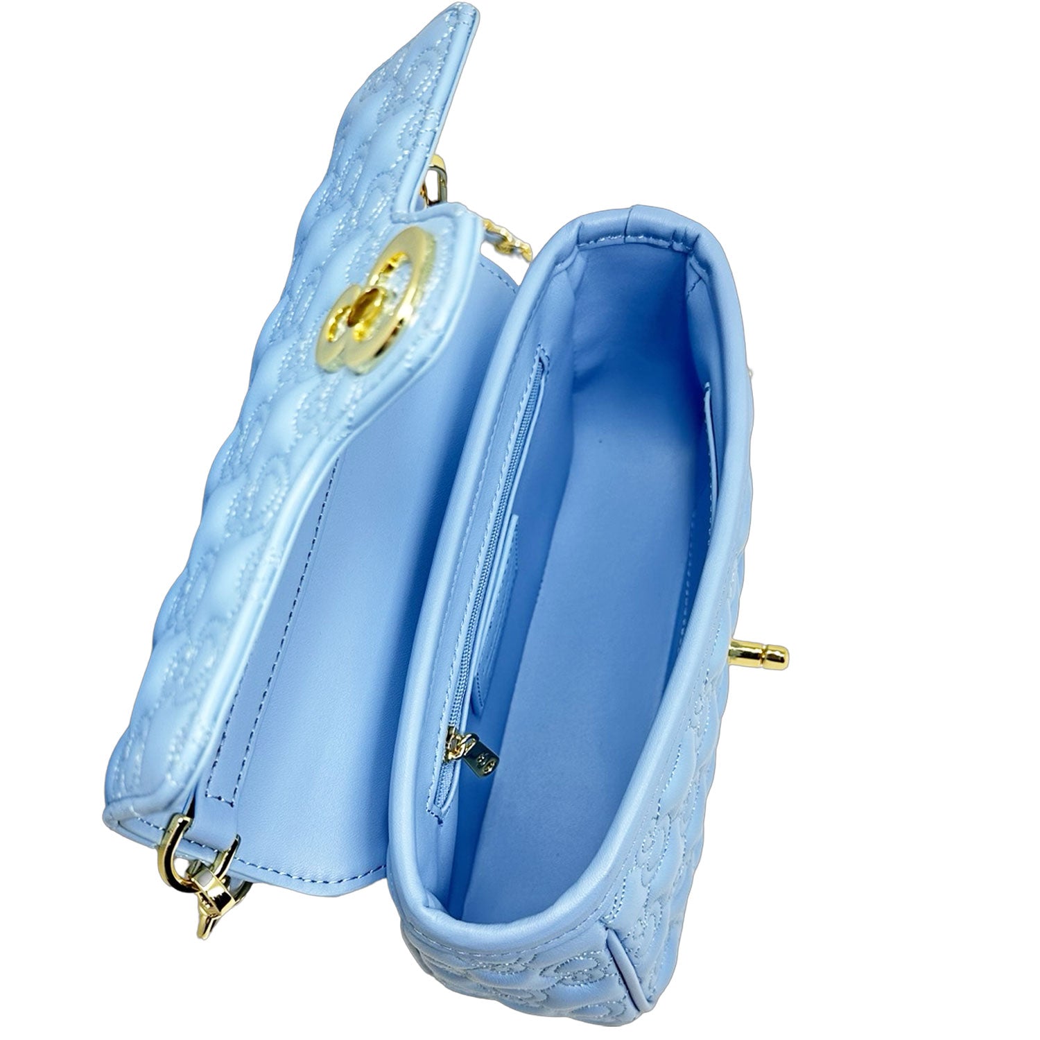 Sophie Light Blue Matelassè