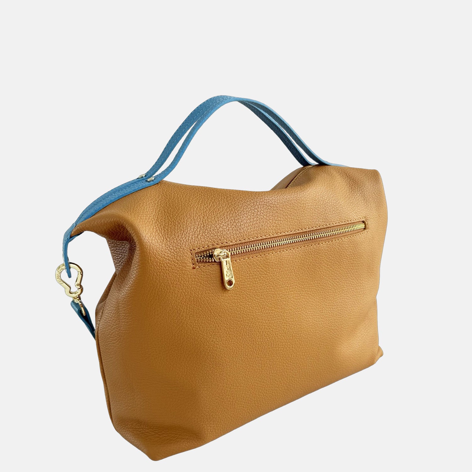 Borsa a mano City Ambra Pelle Martellata Oro