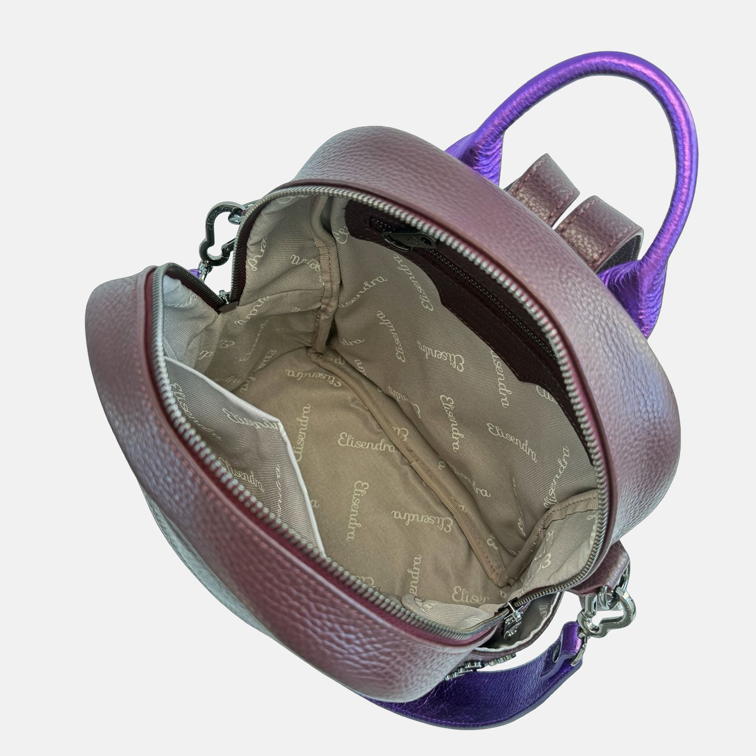 Zaino Niki Amarone Pelle Martellata Dark