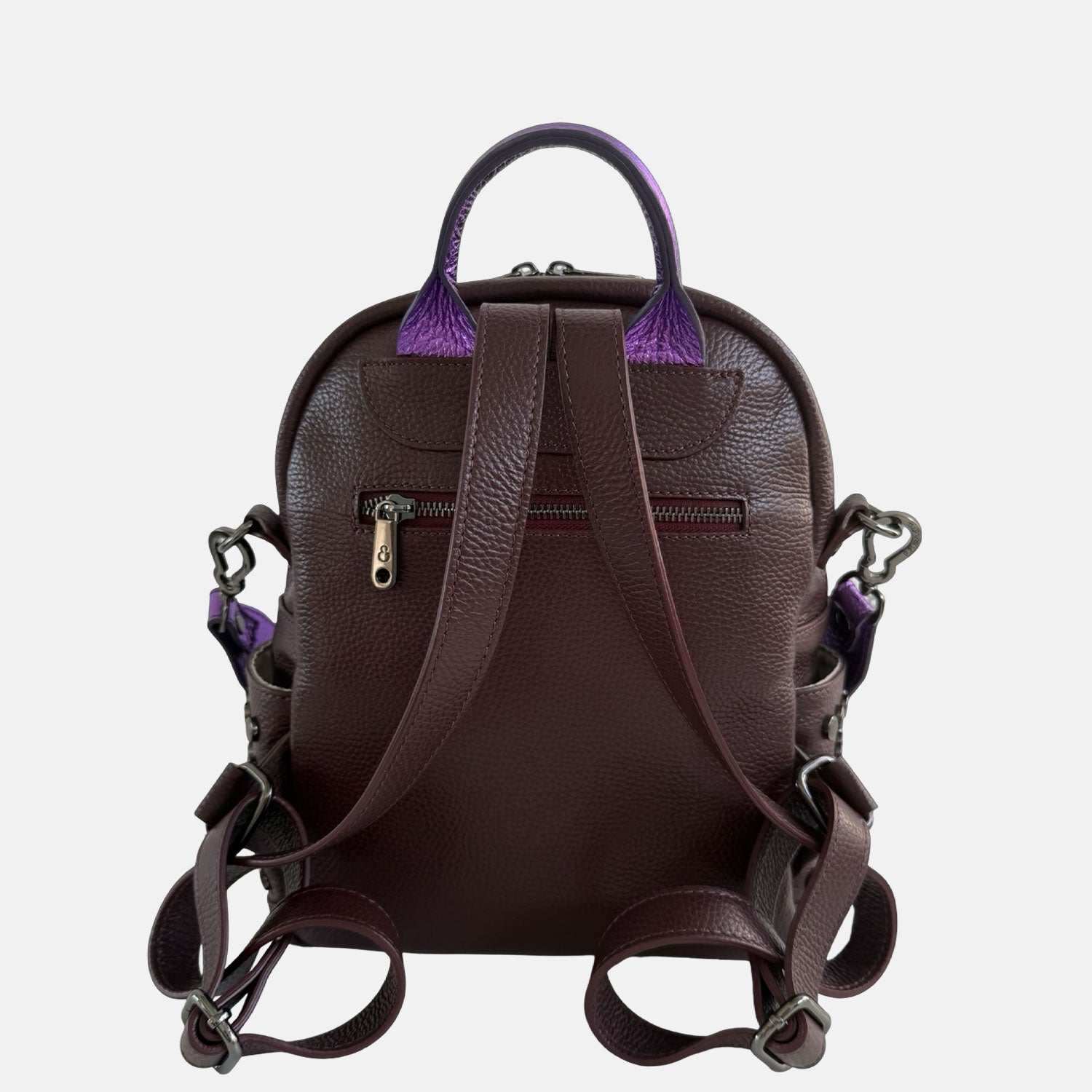 Zaino Niki Amarone Pelle Martellata Dark