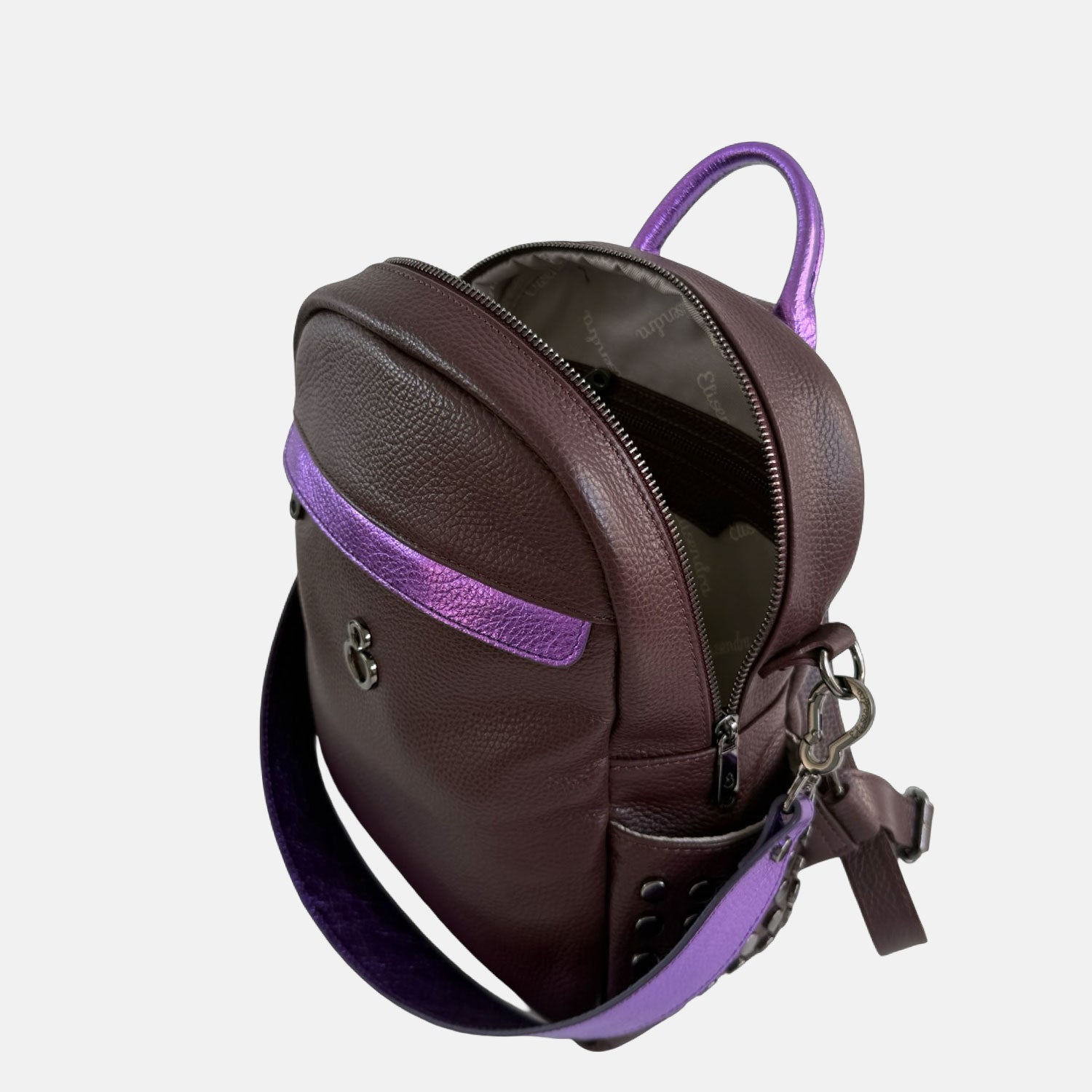 Zaino Niki Amarone Pelle Martellata Dark