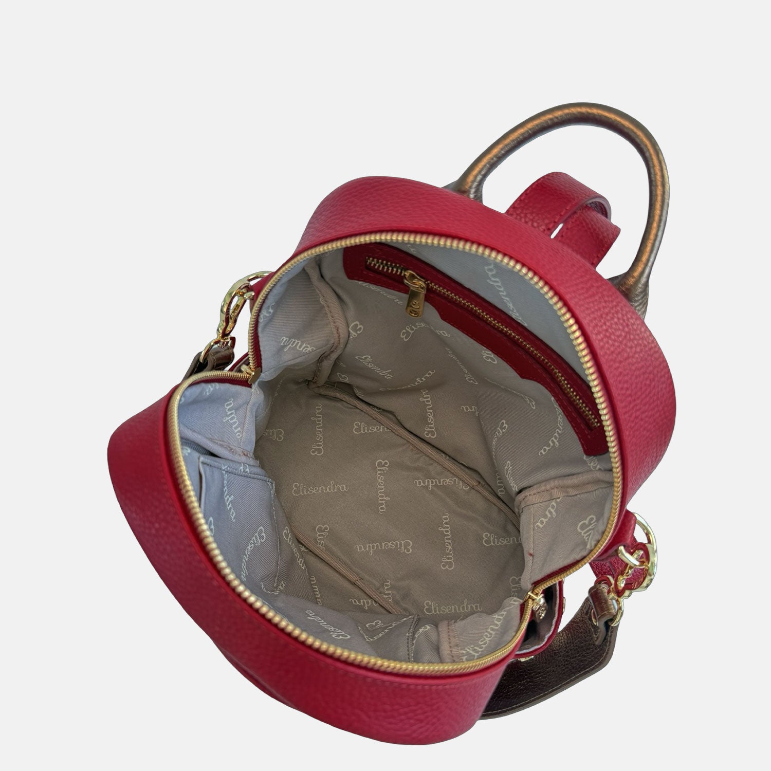 Zaino Niki Bolgheri Pelle Martellata Oro