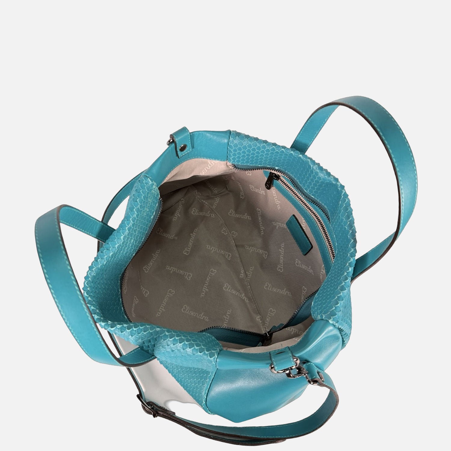 Borsa a mano Novella Anaconda Stampata Tiffany Dark