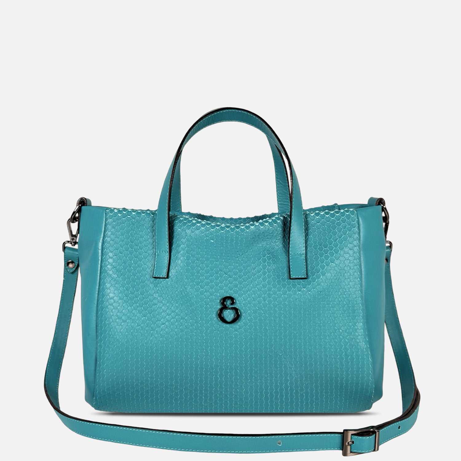 Borsa a mano Novella Anaconda Stampata Tiffany Dark