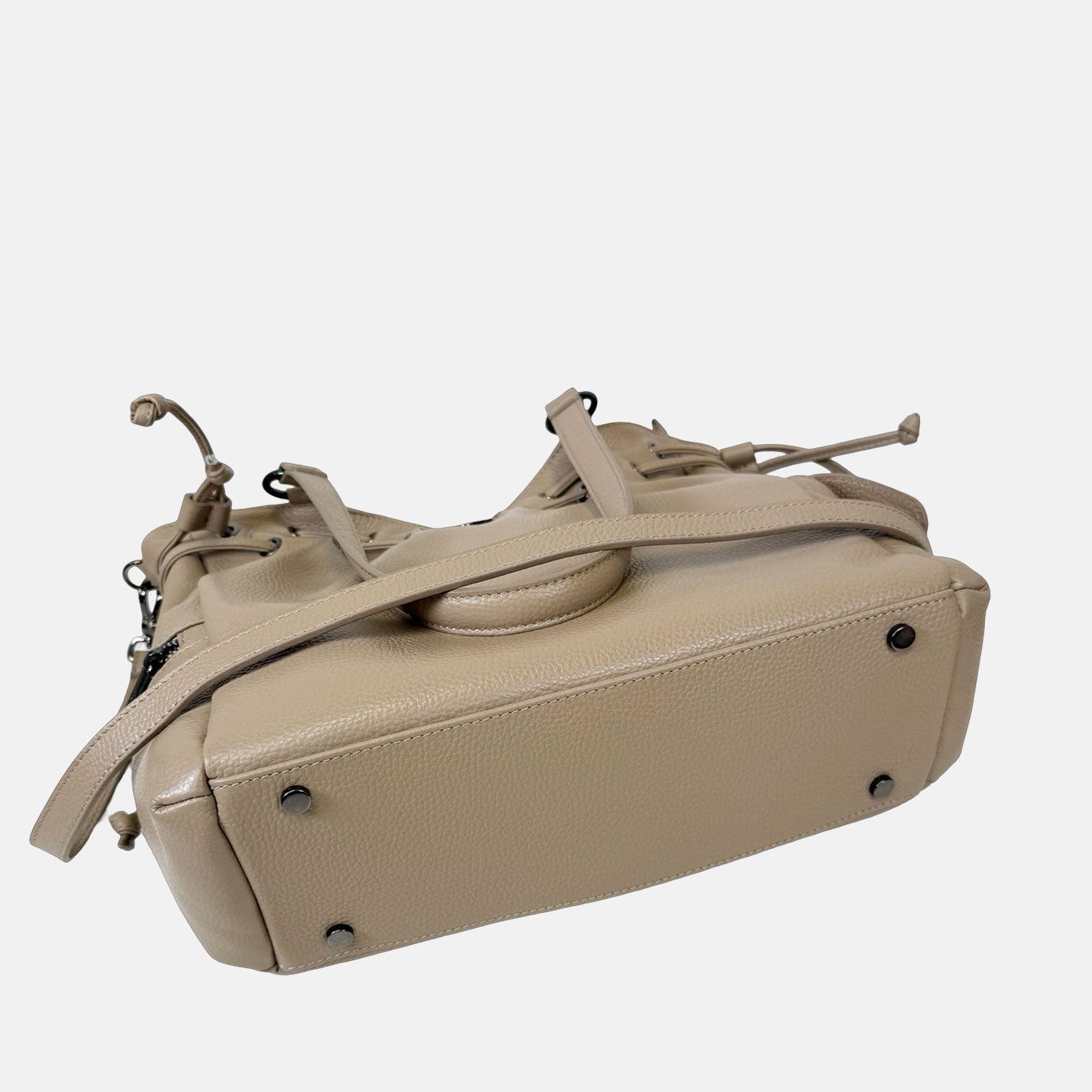 Borsa a spalla Pandora Vanilla Pelle Martellata Dark