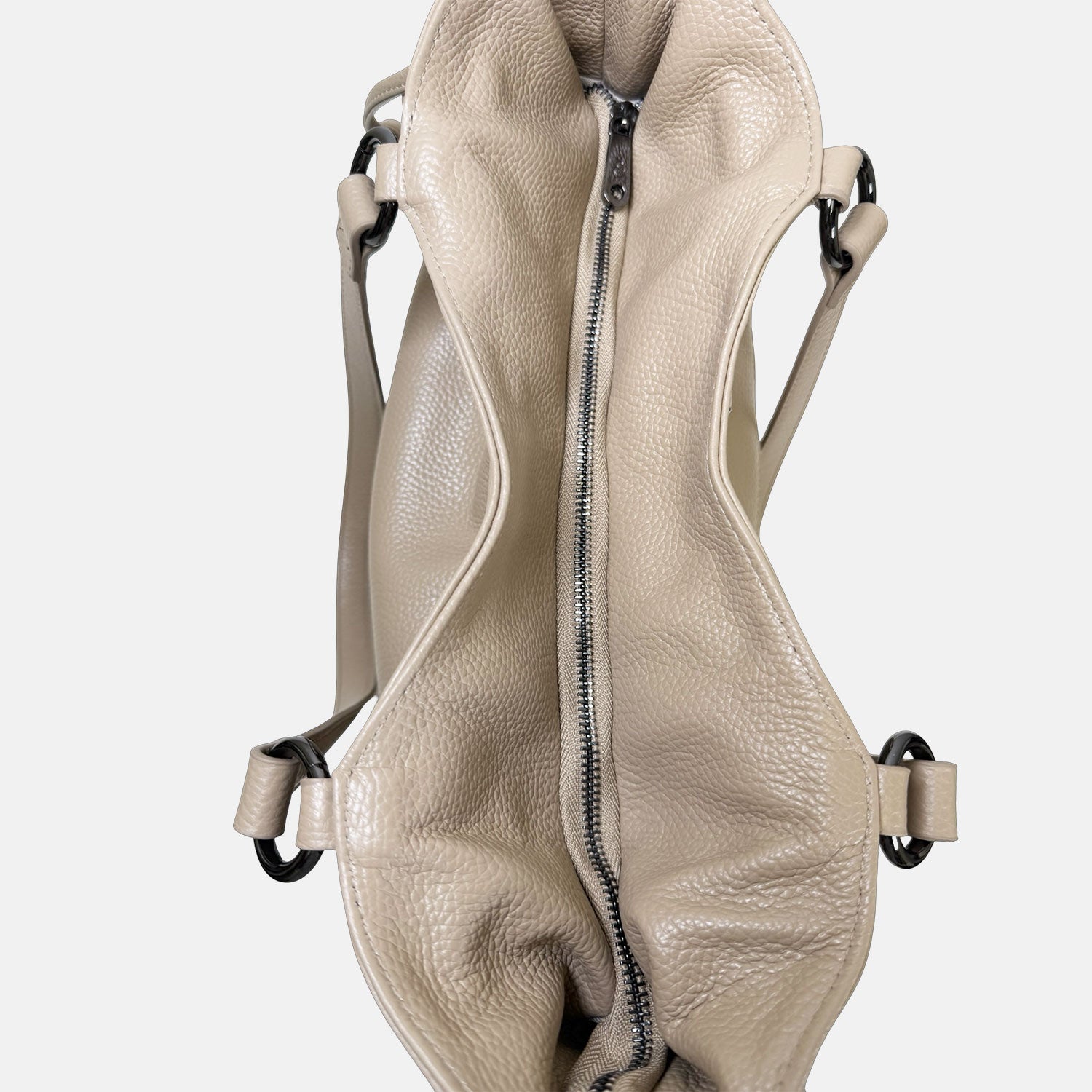 Borsa a spalla Pandora Vanilla Pelle Martellata Dark