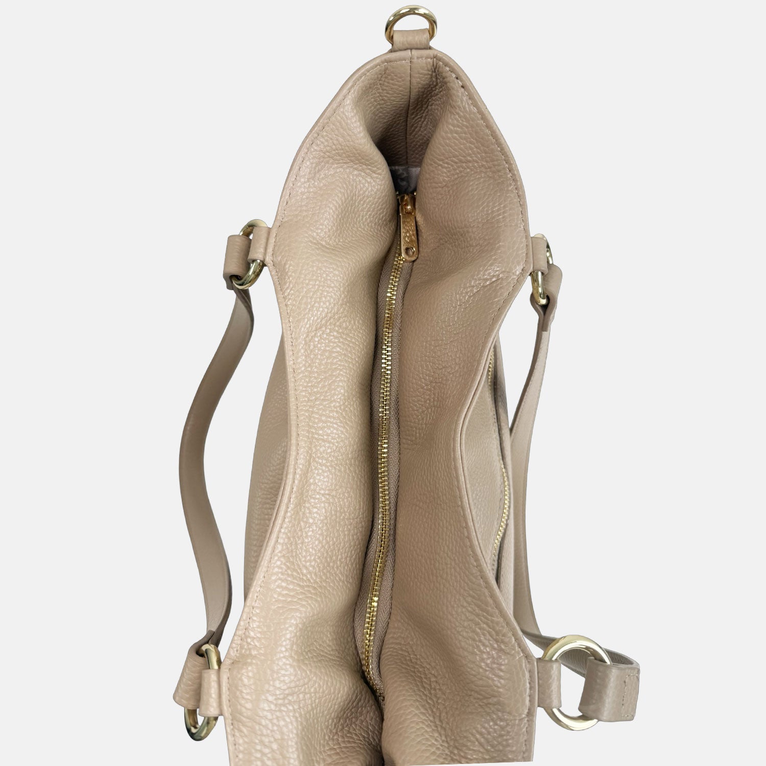 Borsa a spalla Pandora Vanilla Pelle Martellata Oro