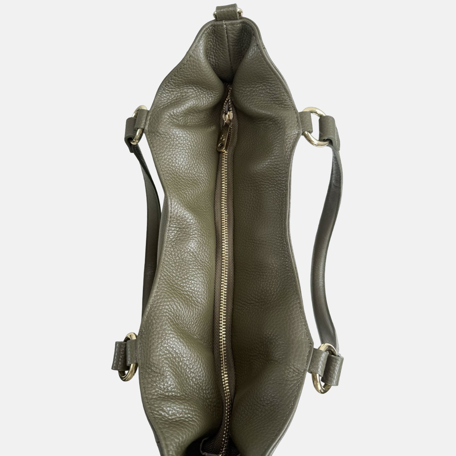 Borsa a spalla Pandora Bosco Pelle Martellata Oro