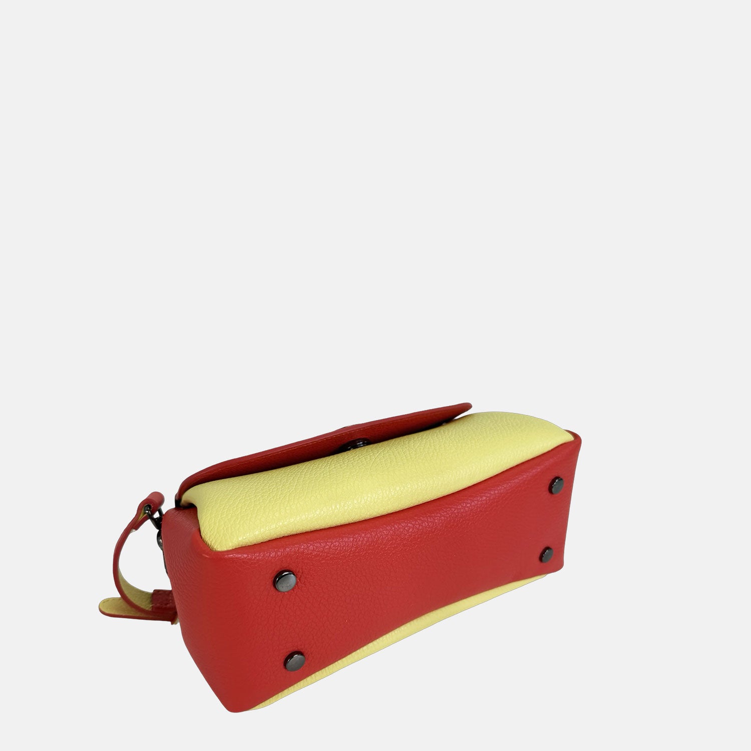 Borsa a spalla Candy Tropical Pelle Martellata Dark