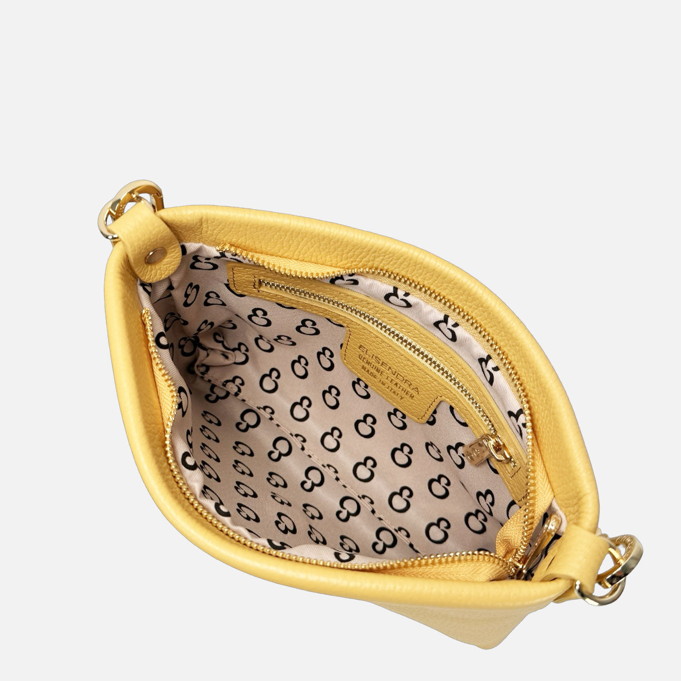 Pochette Essenza Deserto Pelle Martellata Oro