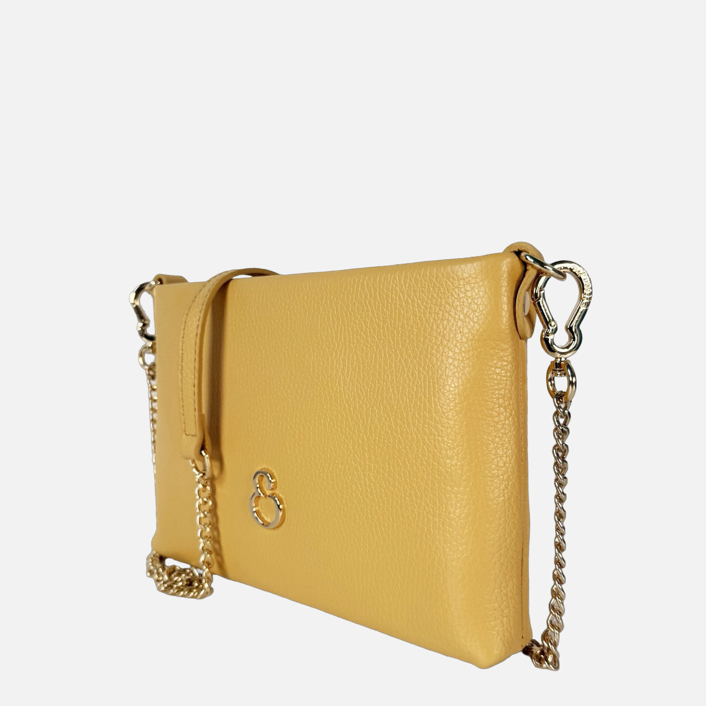 Pochette Essenza Deserto Pelle Martellata Oro