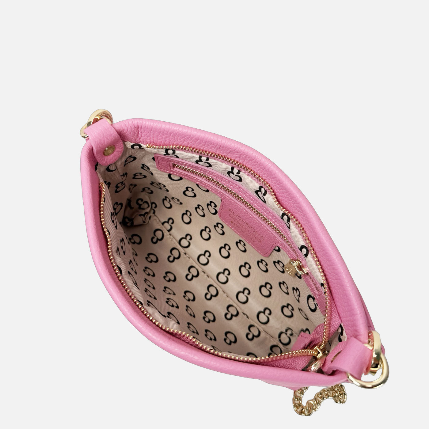 Pochette Essenza Cotton Candy Pelle Martellata Oro