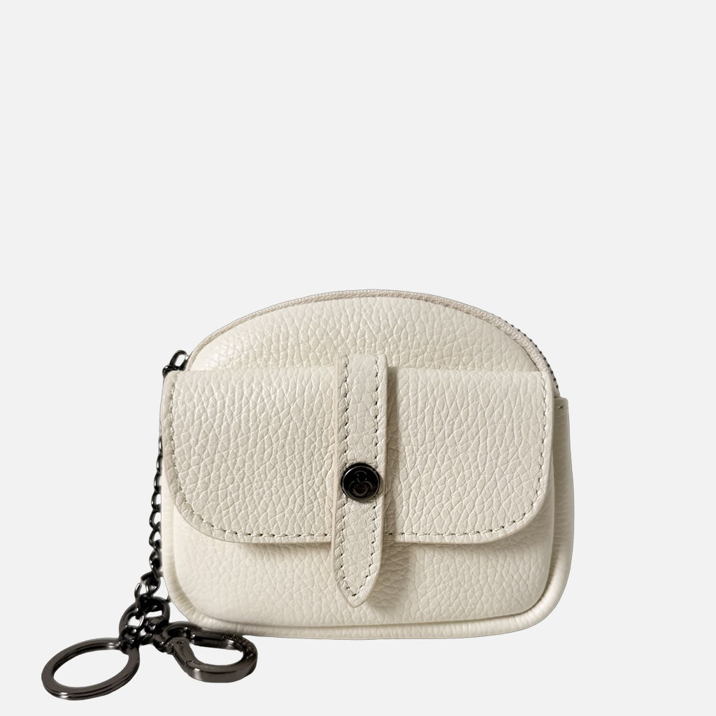 Pocket Avorio Pelle Martellata Dark - Elisendra®
