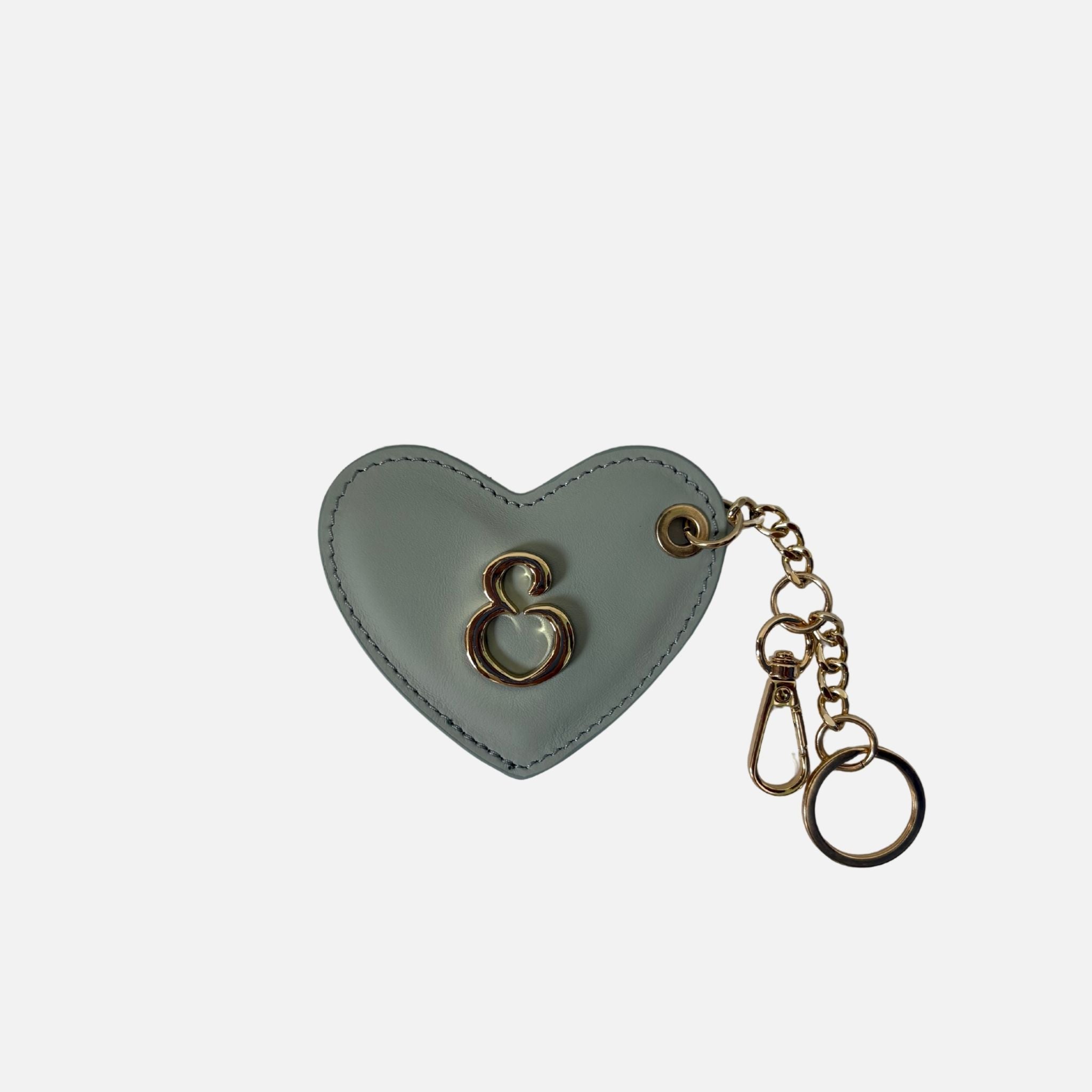 Porta chiave Porta Chiavi Love Artic Teal Pelle Liscia Oro SPEDIZIONE DAL 07/07