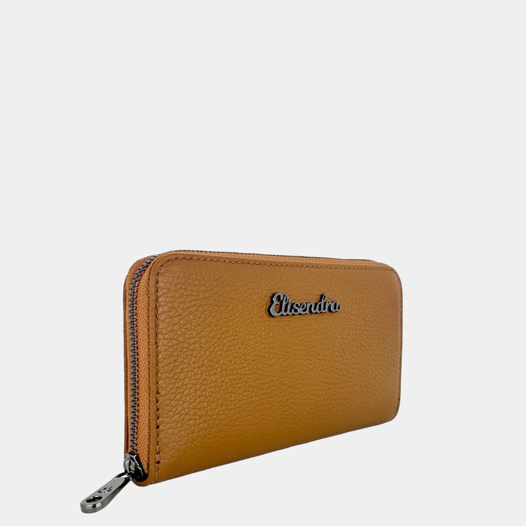 Portafoglio Raya Caramel Dark Martellata - Elisendra®