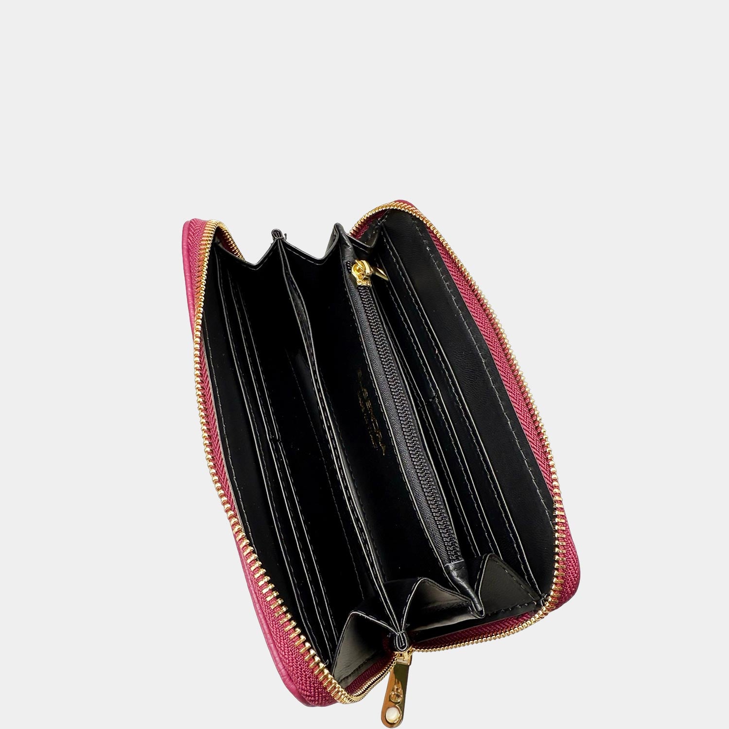 Portafoglio Raya Berry Pelle Martellata Oro