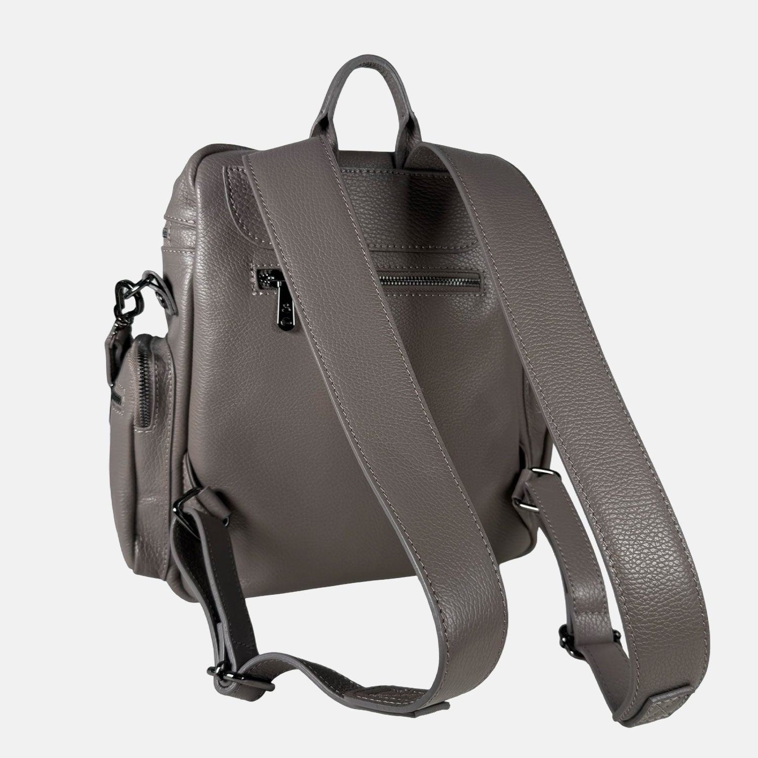 Zaino Saray London Flag Pelle Martellata Dark