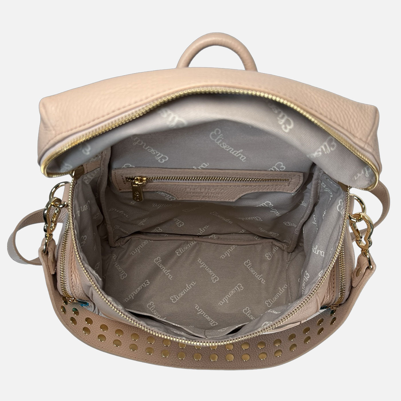 Saray Black – Backpack – Textured Leather – 2023