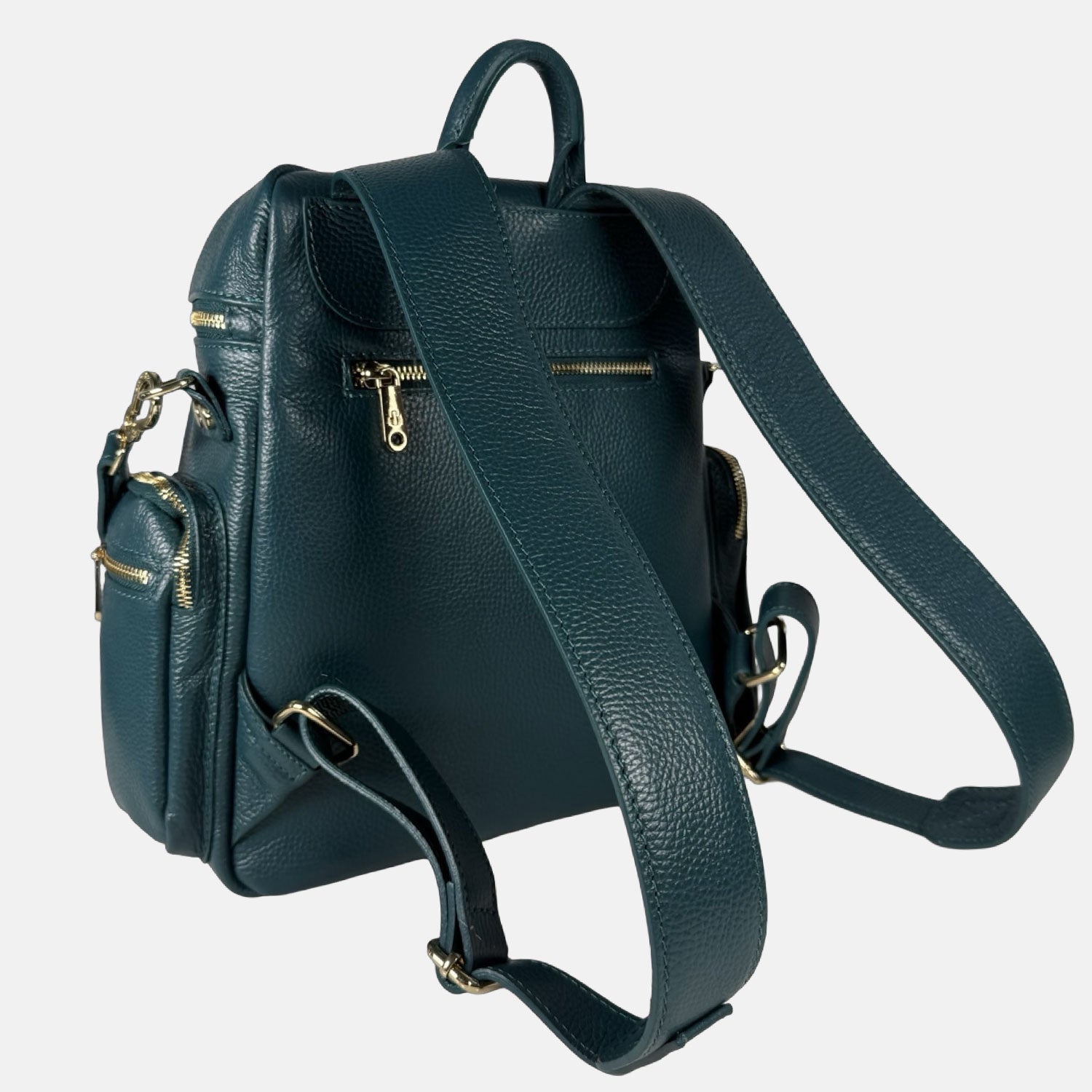 Zaino Saray Ottanio Pelle Martellata Oro