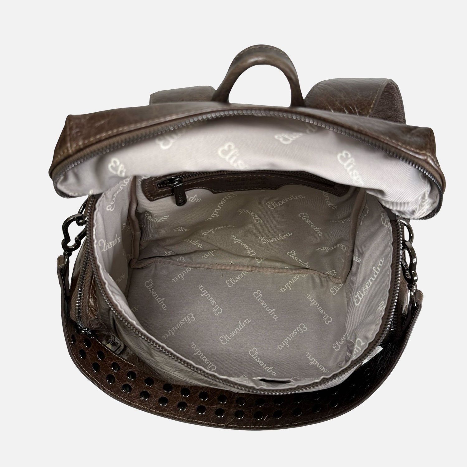 Zaino Saray Granito Pelle Vintage Dark SPEDIZIONE DAL 04/12