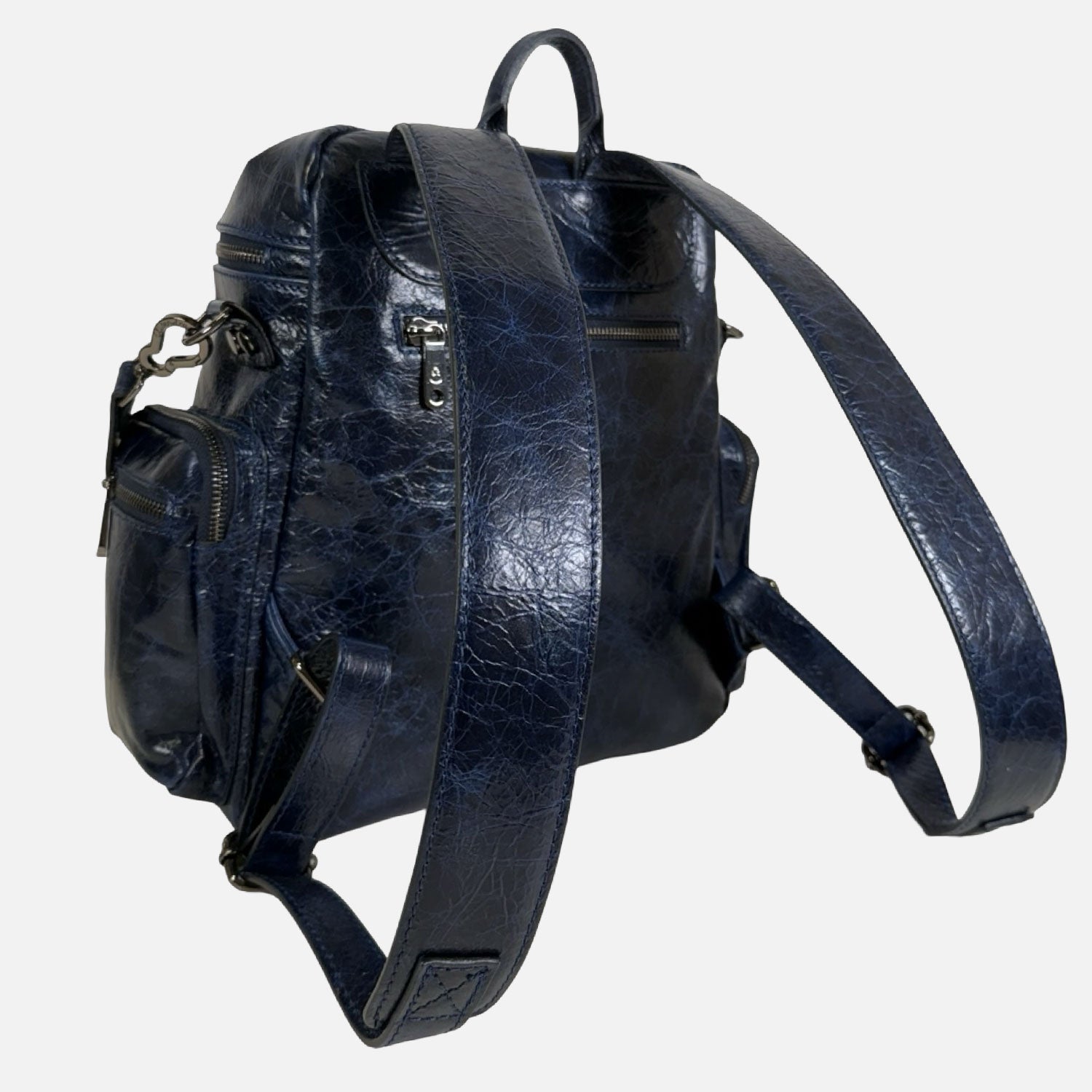 Zaino Saray Onice Pelle Vintage Dark SPEDIZIONE DAL 04/12