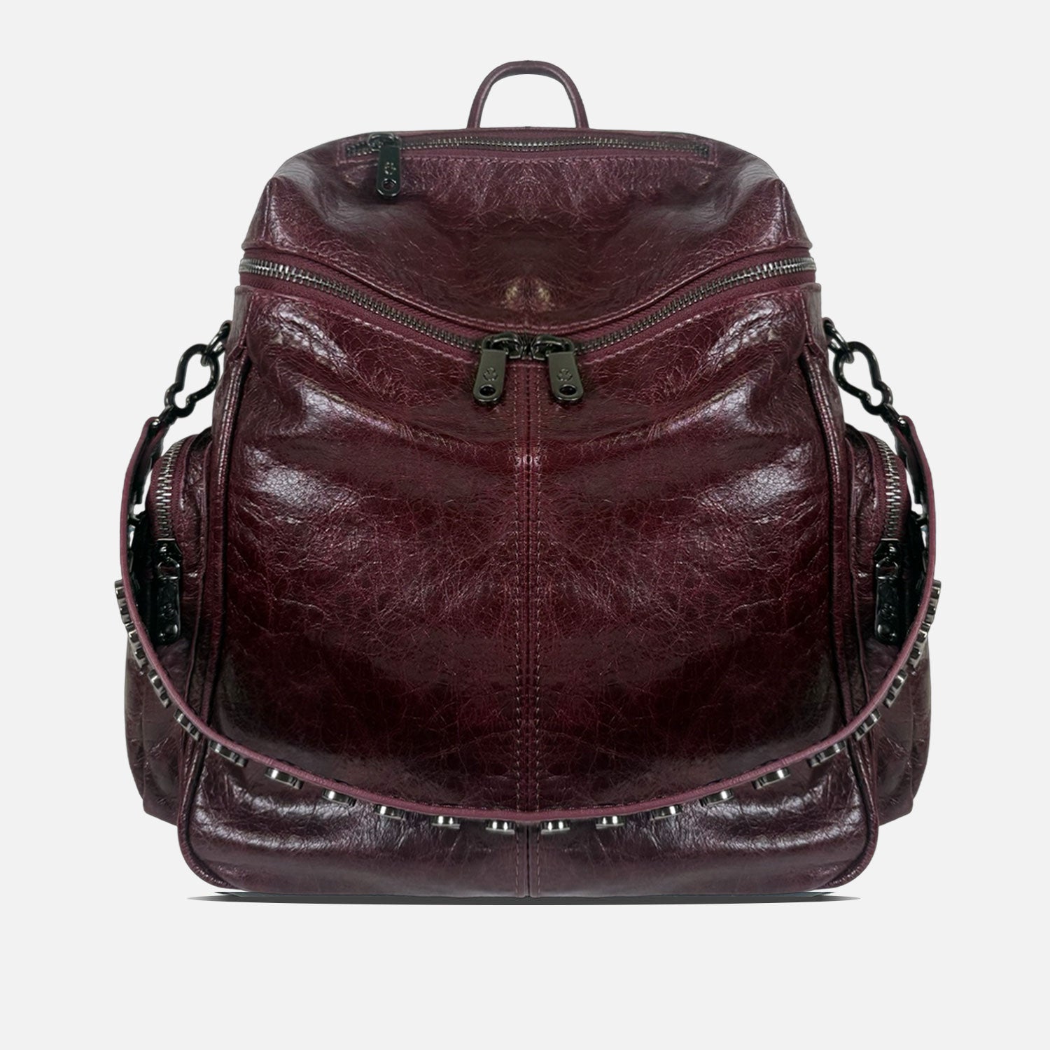 Zaino Saray Rubino Pelle Vintage Dark SPEDIZIONE DAL 04/12