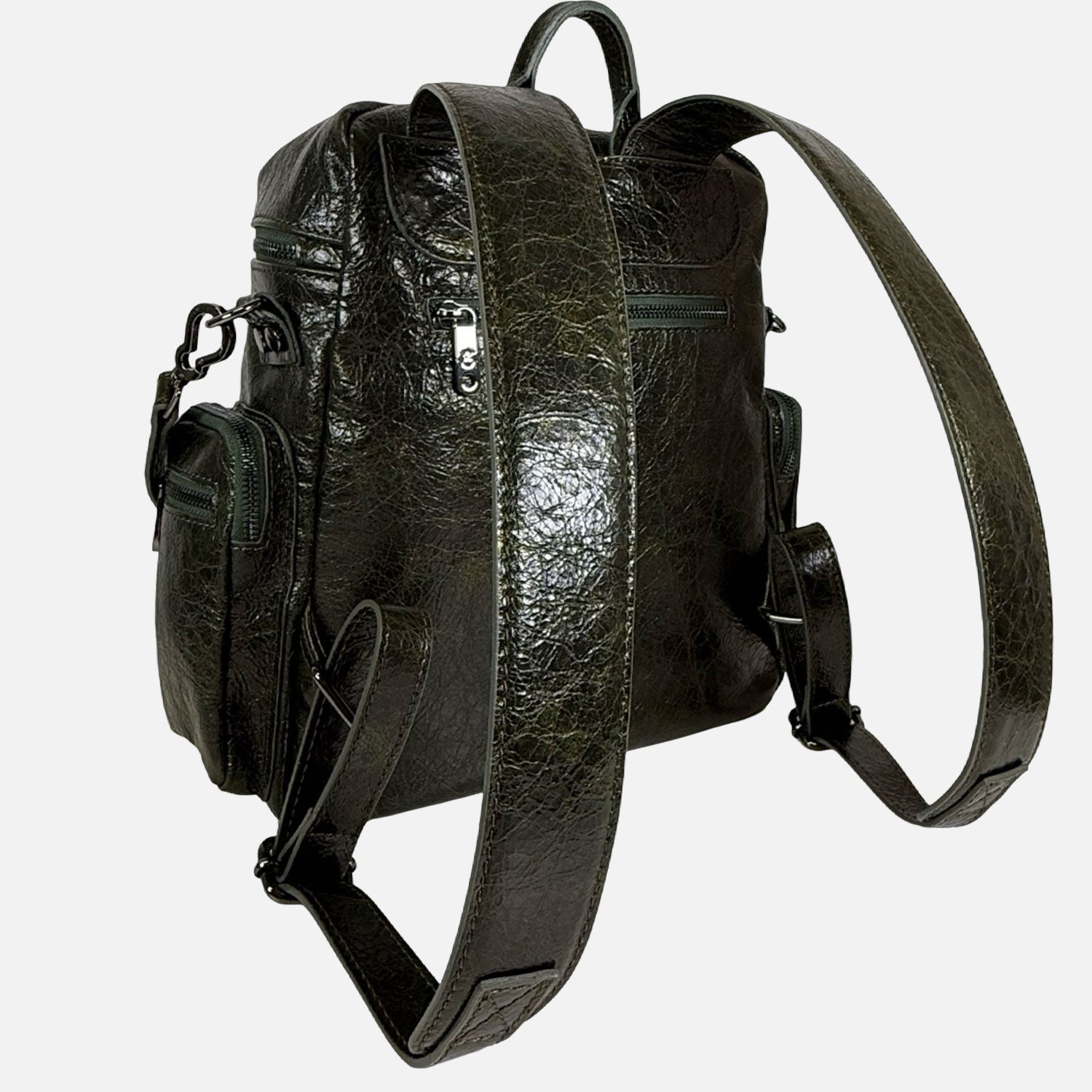 Zaino Saray Malachite Pelle Vintage Dark SPEDIZIONE DAL 04/12