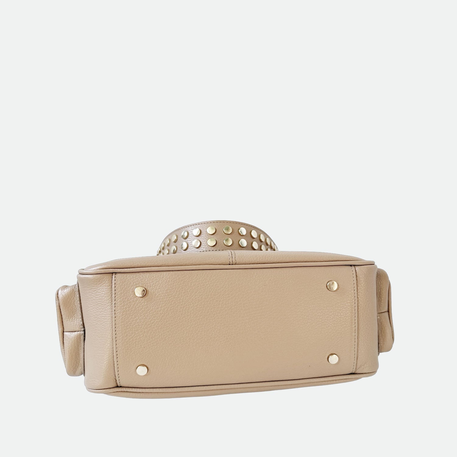 Borsa a spalla Saray Mia Savana Pelle Martellata Oro