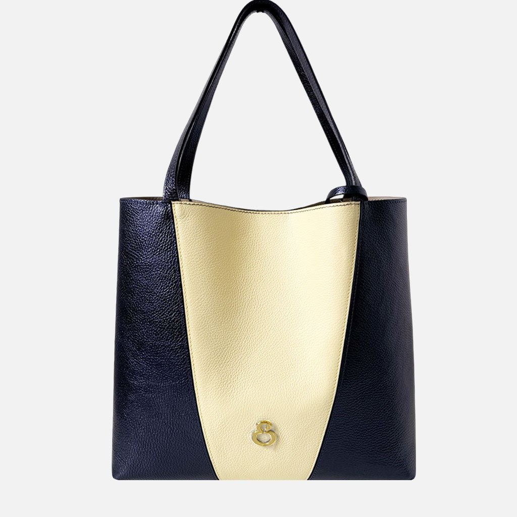 Borsa a Sacca Élodie Moonlight Pelle Martellata Oro - Elisendra®