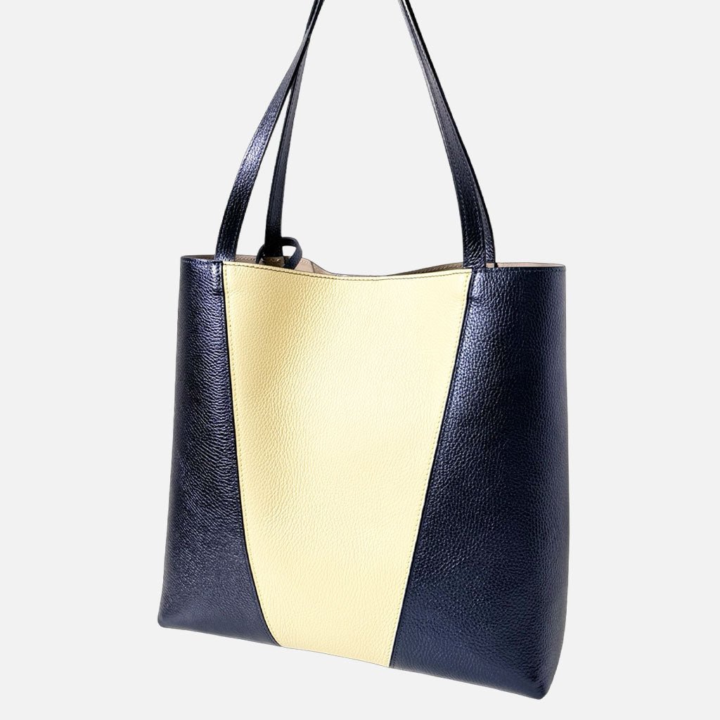 Borsa a Sacca Élodie Moonlight Pelle Martellata Oro - Elisendra®