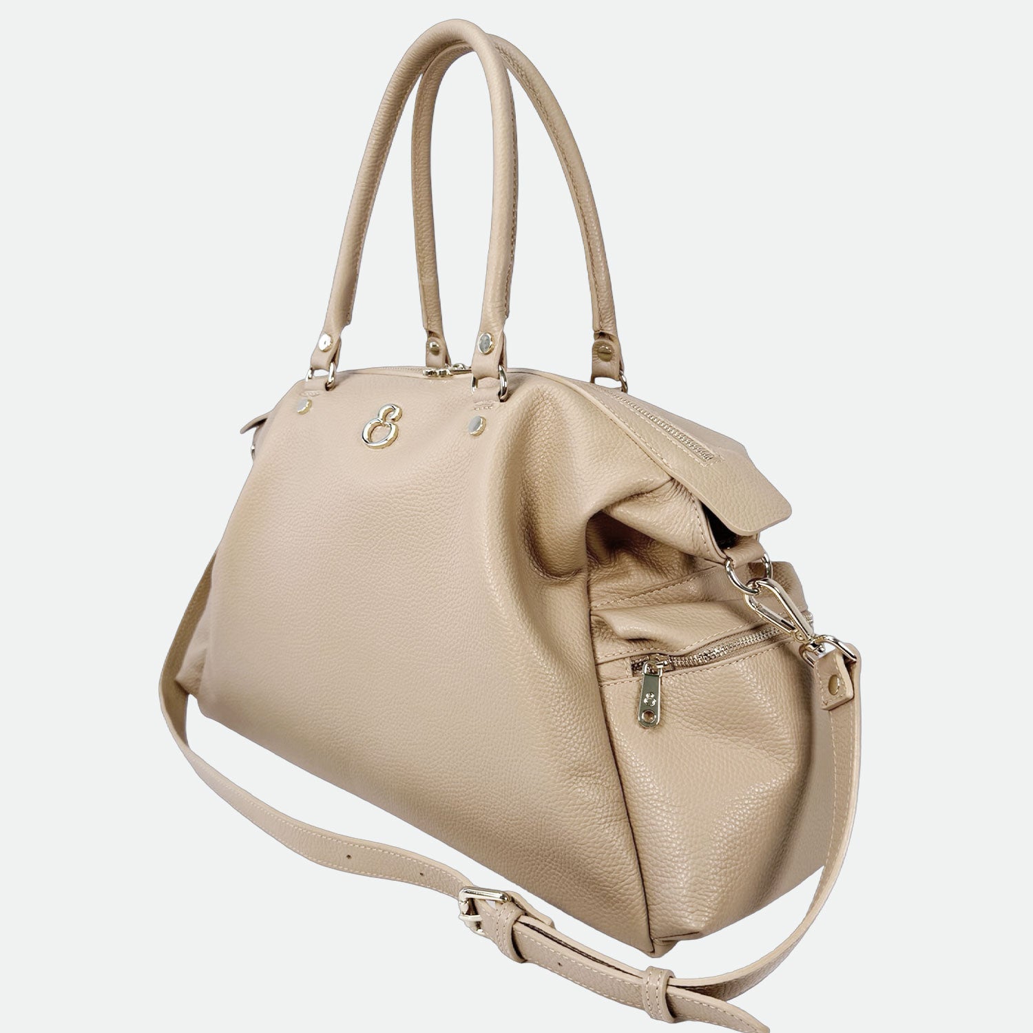 Shopper Stella Savana Pelle Martellata Oro