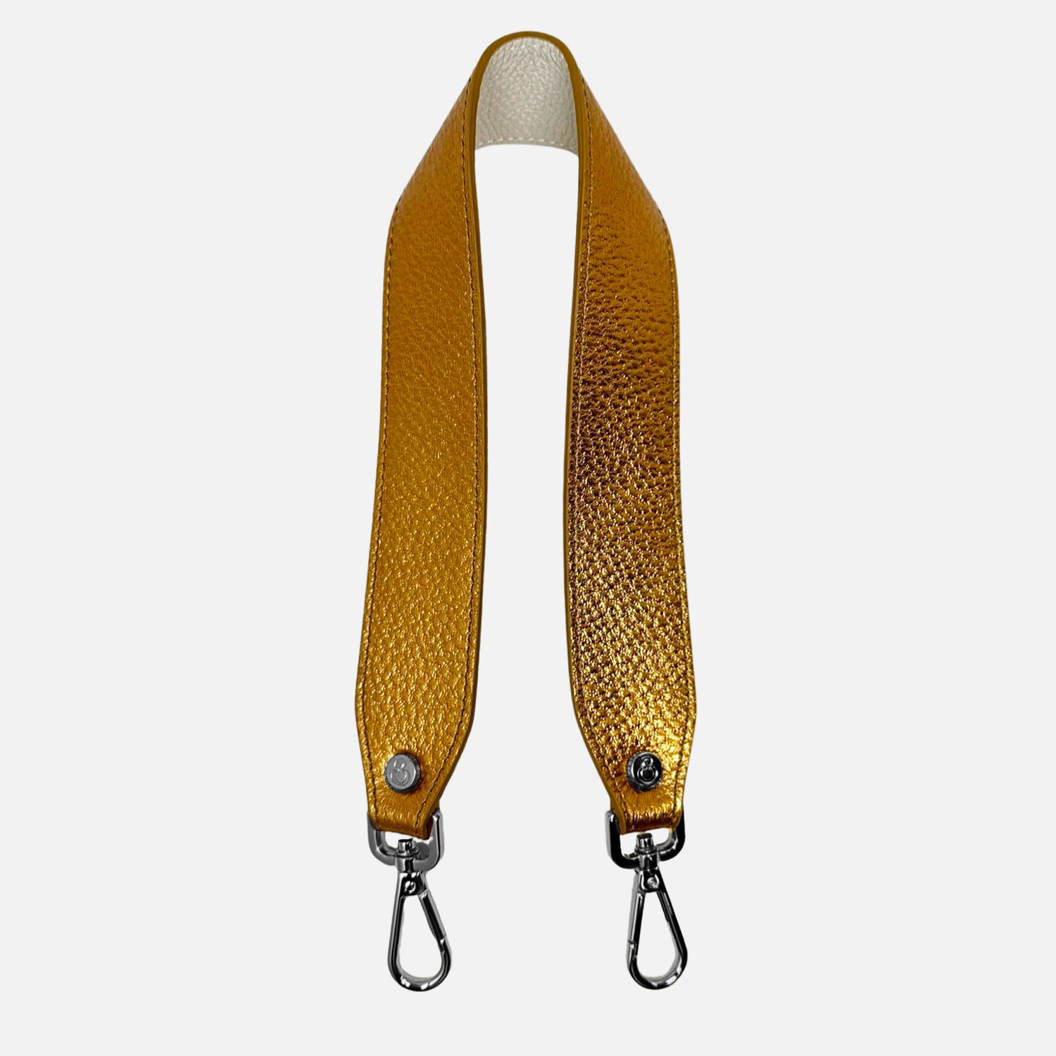 Tracolla Di Ricambio Per Borsa Larga 3,8 Cm - Fibbia Oro Rosa, Regolabile, Comoda E Chic, Accessorio Moda - 2