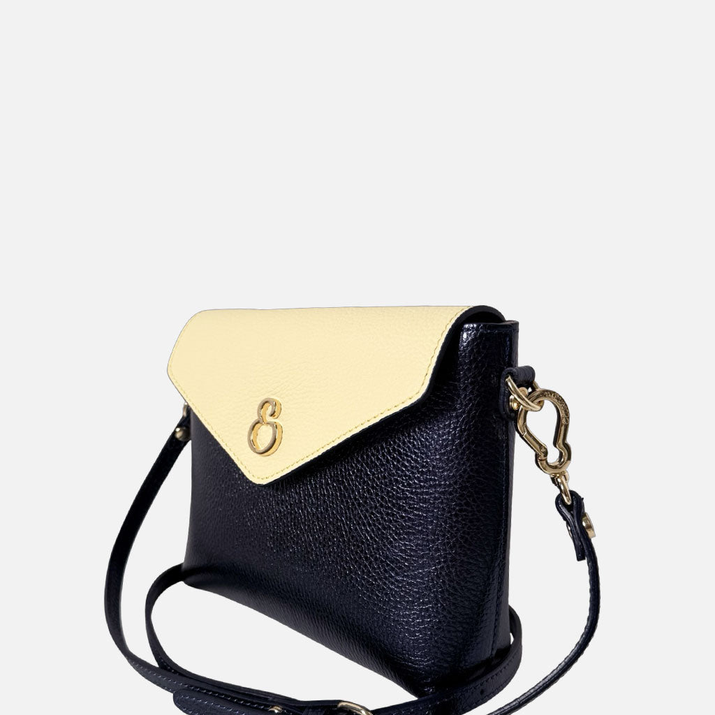 Borsa a tracolla Holly Moonlight Pelle Martellata Oro - Elisendra®