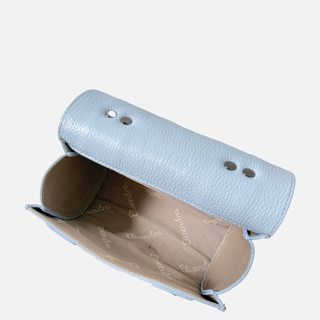 Mini Handbag Mochi Sky Pelle Martellata Dark - Elisendra®